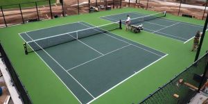 Synthetic Tennis Court Flooring Construction Service
