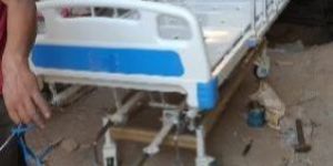 SEMI FLOWER ABS PANEL MANUAL HOSPITAL BEDS