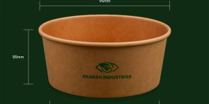 Round 300ml Printed Paper Food Bowl
