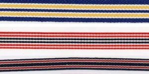 Polyester Striped Folder Elastic Tape