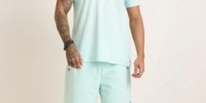 Mens Light Blue Co Ord Set