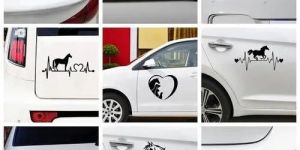 Multicolor Paper Car Stickers