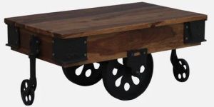 Sheesham Wood Cart Table