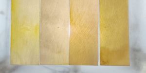 Milk White Buffalo Horn Plate