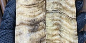 Natural Sheep Horn Scales for Knife Handles
