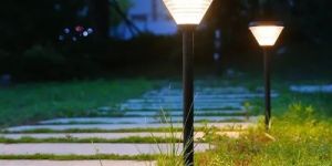 Solar Pathway Hexagon Lights