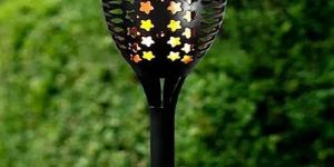 Warm White Solar 3 In 1 Flame Star LED Lights