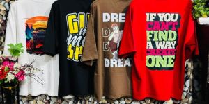 Mens Printed Oversized T Shirt