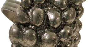 Silver Moroccan Pattern Napkin Ring