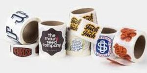 special die cut label roll