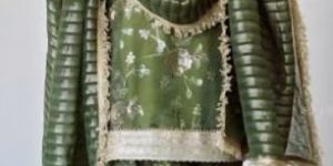 Printed Silk Ladies Boutique Suit