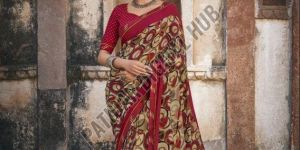 Printed Georgette Saree for Daily Wear