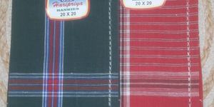 Mens Checked Cotton Handkerchief