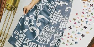 Ladies Naturally Styled Cotton A Line Kurti Set