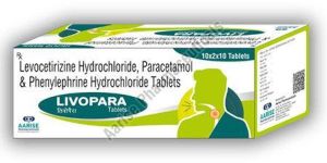 Levocetirizine Hydrochloride Paracetamol Phenylephrine Hydrochloride Tablet