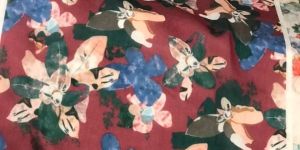 Multicolor Mal Mal Digital Printing Fabric