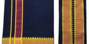 Ayyappan Black Cotton Dhoti