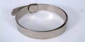 Stainless Steel Silver Induction Furnace Hose Clamp