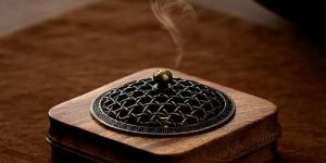 Wooden Square Incense Burner