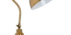 vintage charm adjustable gooseneck antique brass table lamp