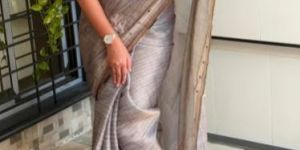 Ladies Pure Soft Tissue Silk Saree
