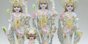 RAM Darbar Marble Moorti Set