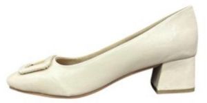 Ladies White Belly Shoes