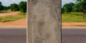 Outdoor Solid Concrete Kilometer Stone