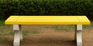 Wooden Garden Bench Without Back Rest