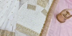 Rst -050 3 Piece Fancy Kurti with Beautiful Fancy Sharara Set