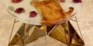 Natural Modern Resin Table