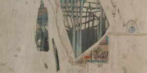 Textured Mixed Media Collage Art