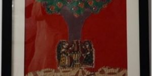 Vibrant Folk Tales in Threads Wall Art