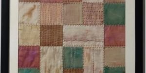 Whimsical Woven Patchwork Art