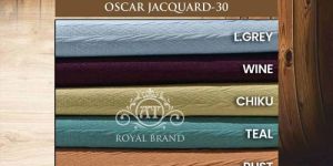 221 GSM Oscar Jacquard Polyester Fabric