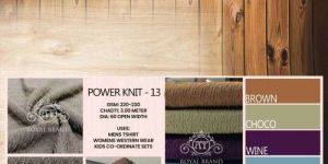 222 GSM Power Knit Polyester Fabric