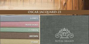 225 GSM Oscar Jacquard Polyester Fabric