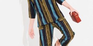 Girls Rayon Printed Co Ord Set