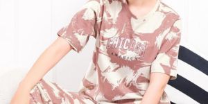 Womens Premium Printed Sinker Night Suit