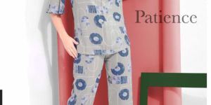 Women's Rayon Printed Night Suit Set