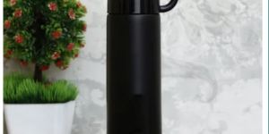Stainless Steel Black Double Wall Thermos Water Bottles Capacity 500 MI