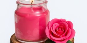 Royal Gold Serene Blush Soy Wax Scented Jar Candle