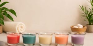 Royal Gold Vibelights Candle Soy Wax Scented Jar Candle