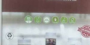 cylindrical pet jars