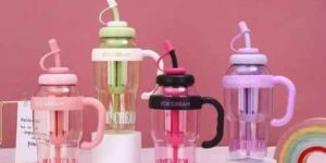 Plastic Ice Cream Sipper Bottle