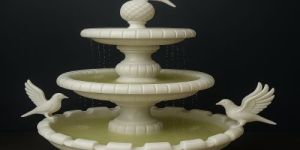 White Marble Indoor Fountain