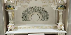White Marble Inlay Temple