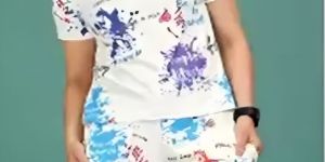 Women's Happy Nightsuit with Shorts