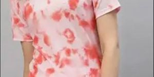 Women's Pink Nightsuit with Shorts