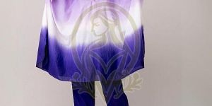 Ladies Purple Loose Fit Kaftan Style Top with Pant Set